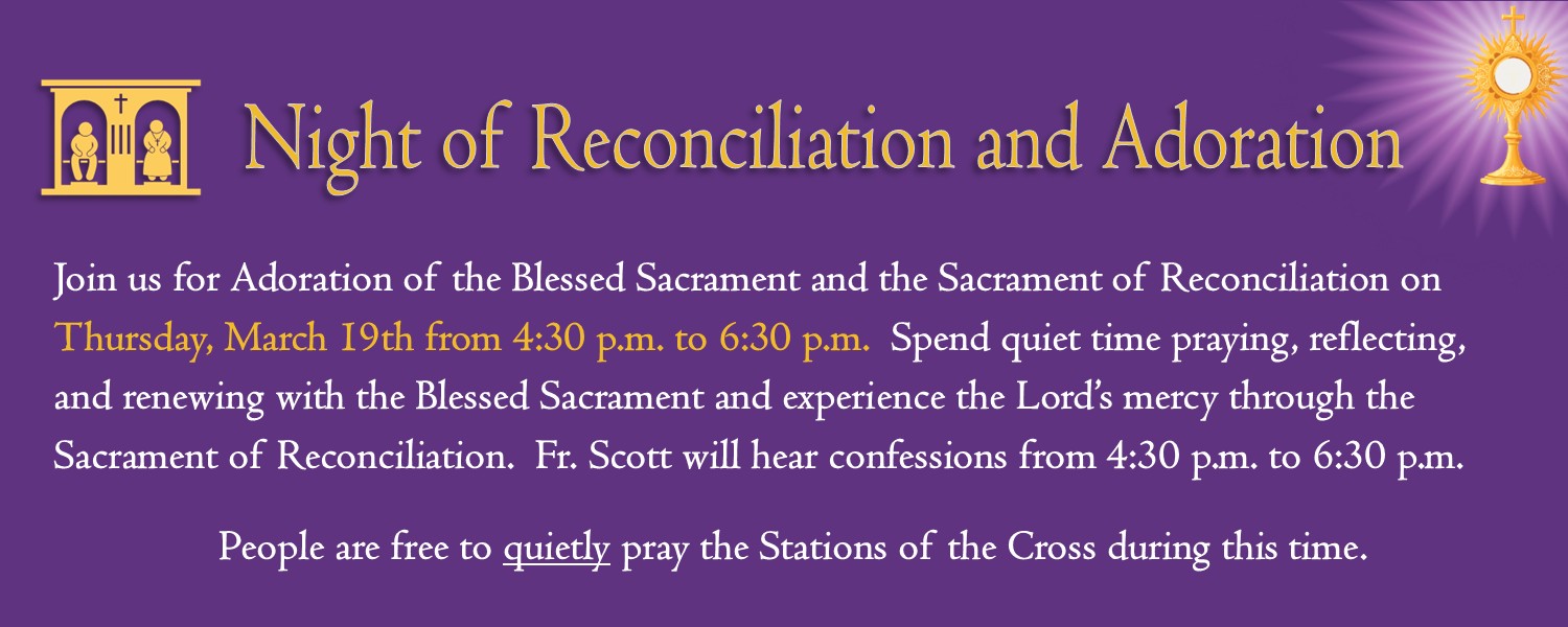Night of Adoration and Reconciliaton